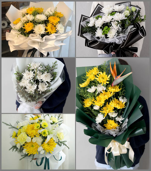 重庆万州区瀼渡镇白事花束代送